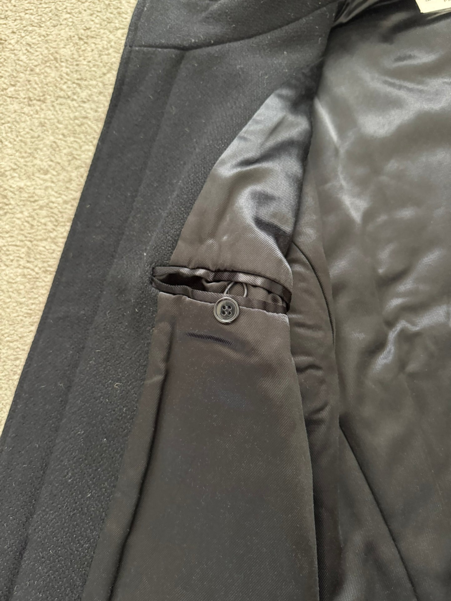 FW15 Saint Laurent by Hedi Slimane Zip Collar Wool Teddy Jacket