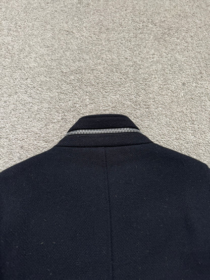 FW15 Saint Laurent by Hedi Slimane Zip Collar Wool Teddy Jacket