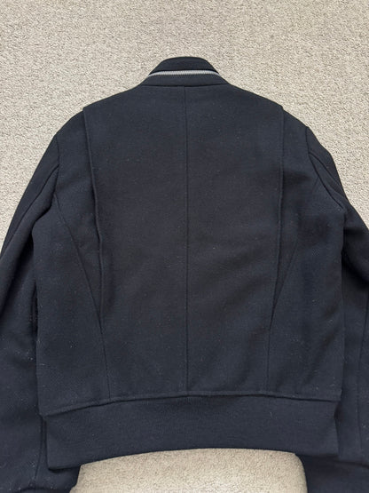 FW15 Saint Laurent by Hedi Slimane Zip Collar Wool Teddy Jacket