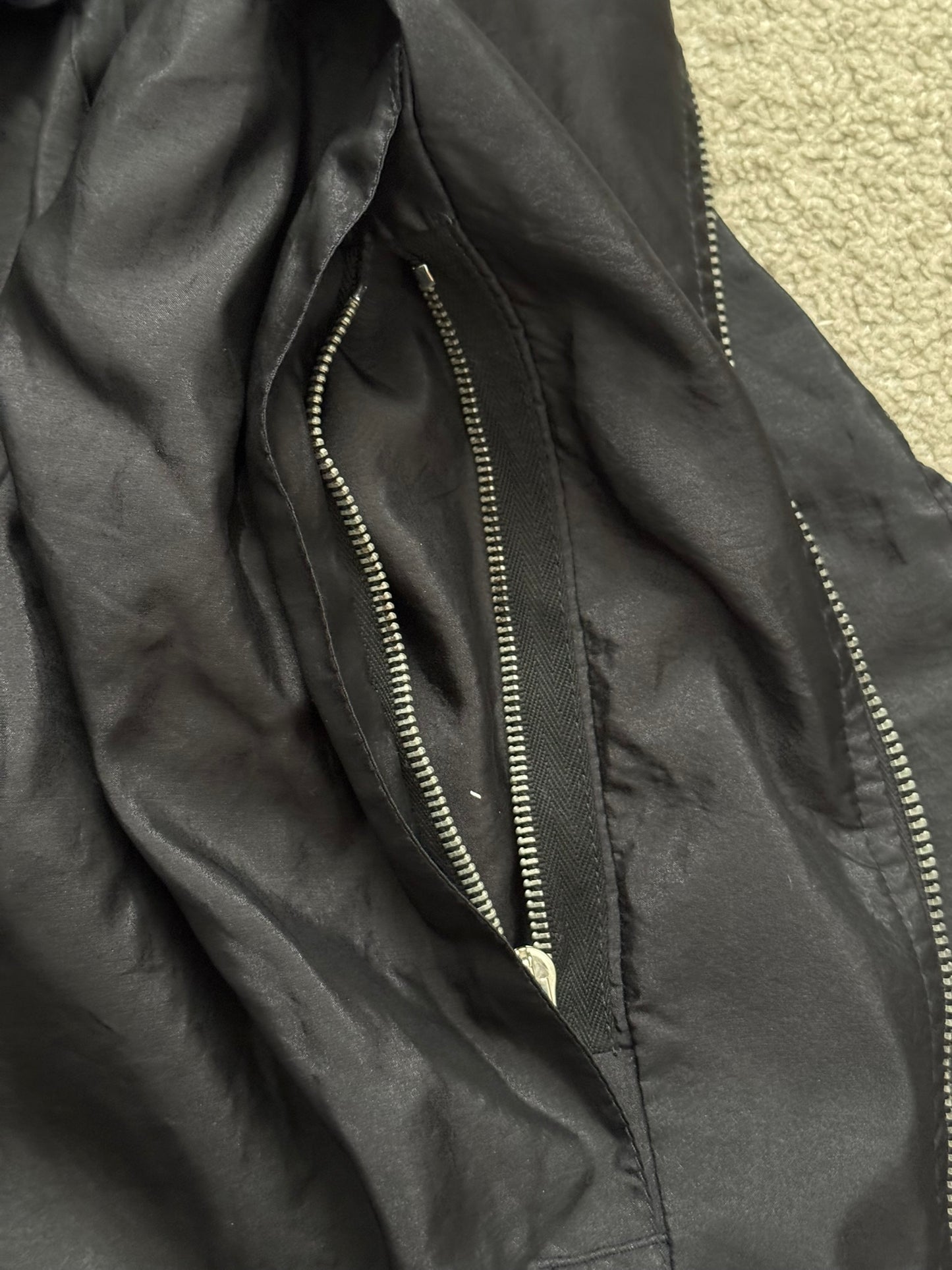 SS12 Rick Owens "Naska" Nylon Mollino Bomber Jacket
