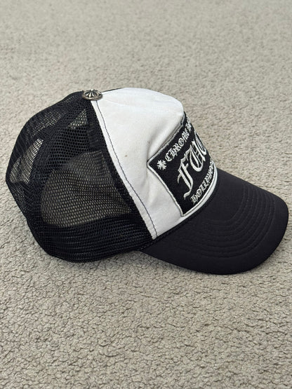 Vintage Chrome Hearts "FUCK" Hollywood Logo Trucker Hat