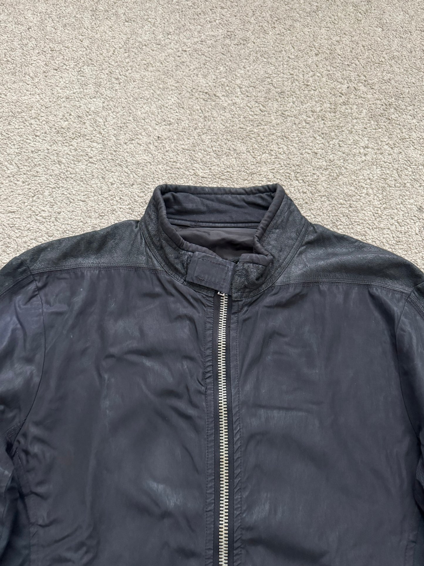 SS08 Rick Owens "Creatch" Hybrid Intarsia Leather Jacket