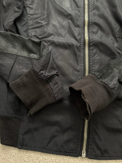 SS08 Rick Owens "Creatch" Hybrid Intarsia Leather Jacket