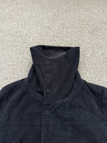 AW05 Undercover "Arts & Crafts" Black Corduroy Sherpa Jacket