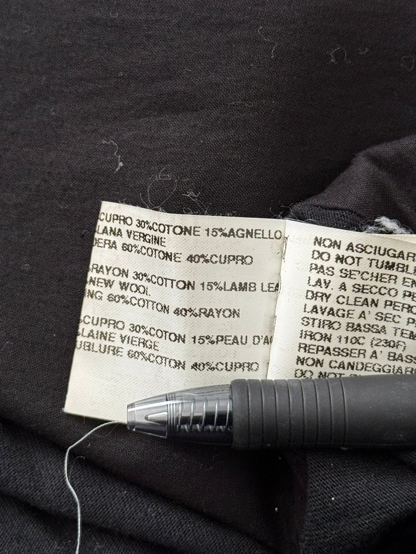 SS08 Rick Owens "Creatch" Hybrid Intarsia Leather Jacket