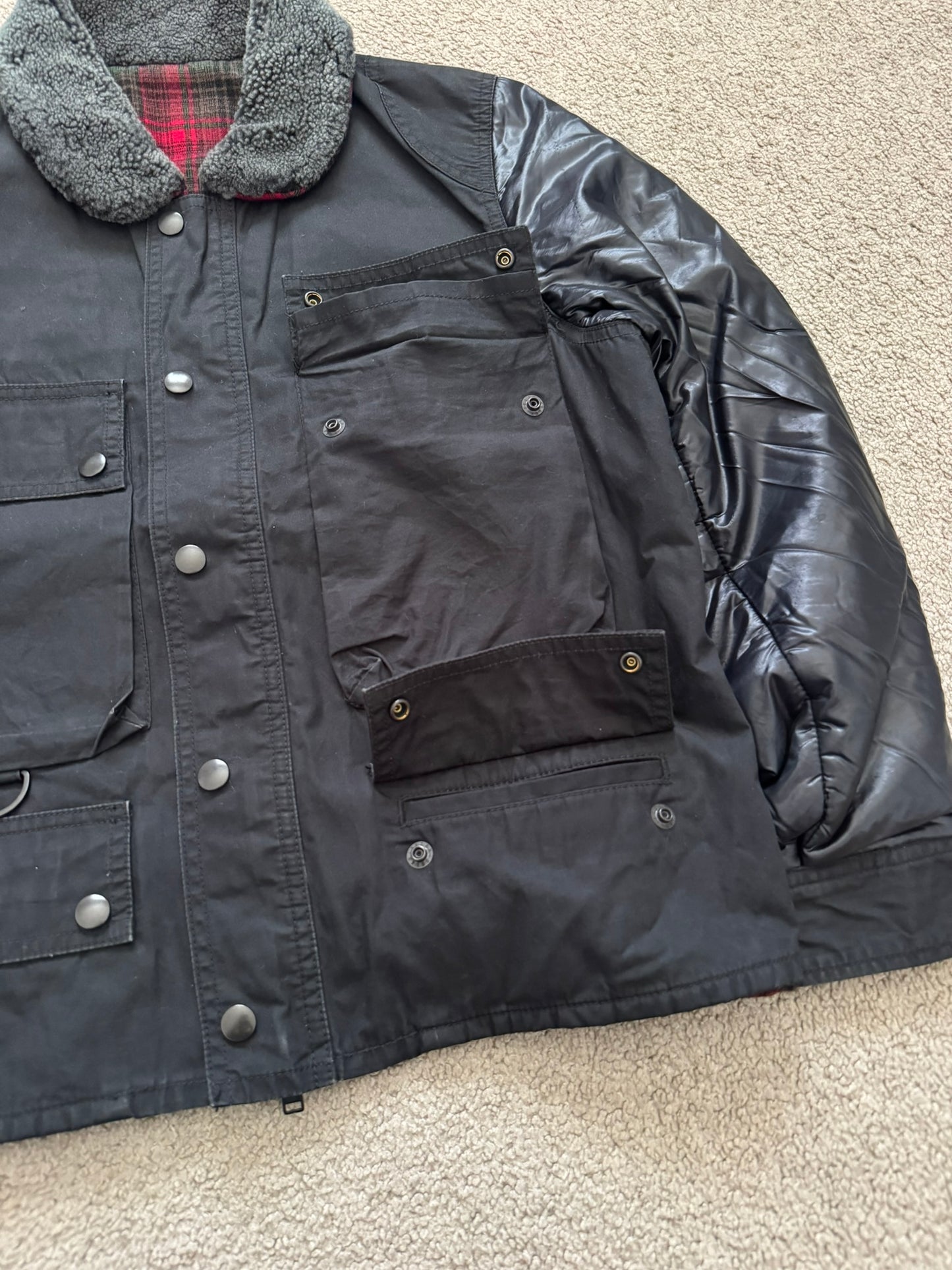 FW13 Undercover "Anatomicouture" Hybrid Cargo Trucker Jacket