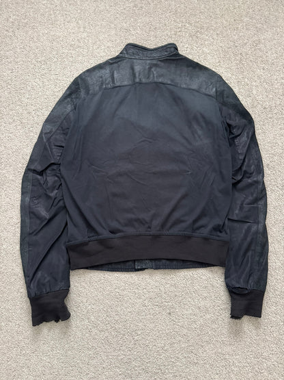 SS08 Rick Owens "Creatch" Hybrid Intarsia Leather Jacket