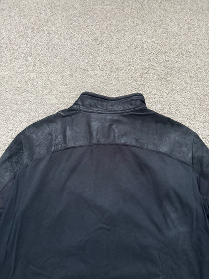 SS08 Rick Owens "Creatch" Hybrid Intarsia Leather Jacket