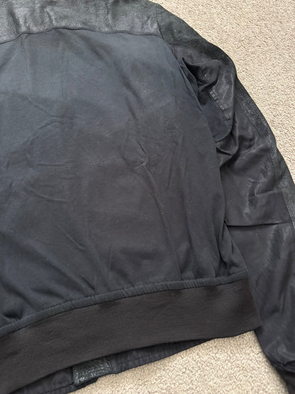 SS08 Rick Owens "Creatch" Hybrid Intarsia Leather Jacket