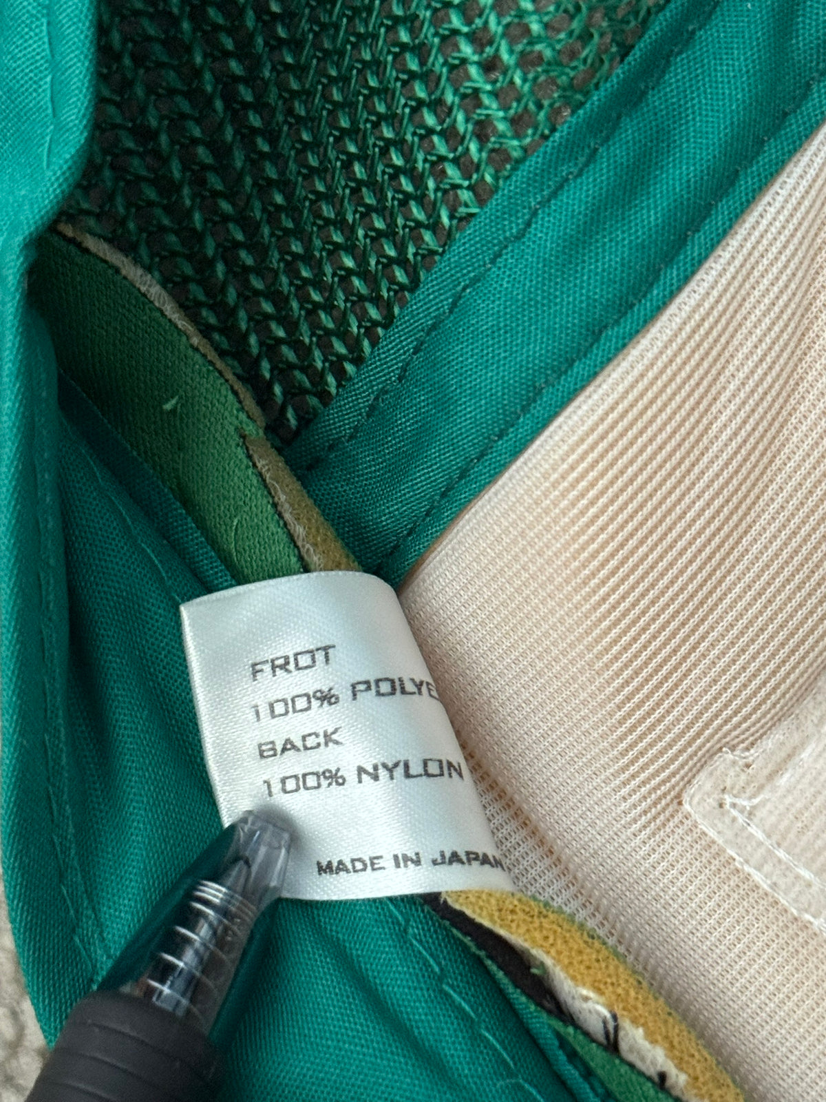 SS06 Number (N)ine Green "FUCK" Trucker Hat
