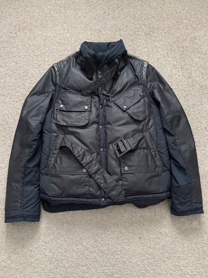 Mihara Yasuhiro Hybrid Nylon/Leather Down Puffer Jacket
