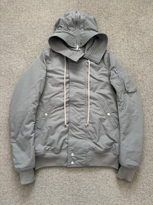 FW17 Rick Owens DRKSHDW Exploder Hooded Bomber Jacket
