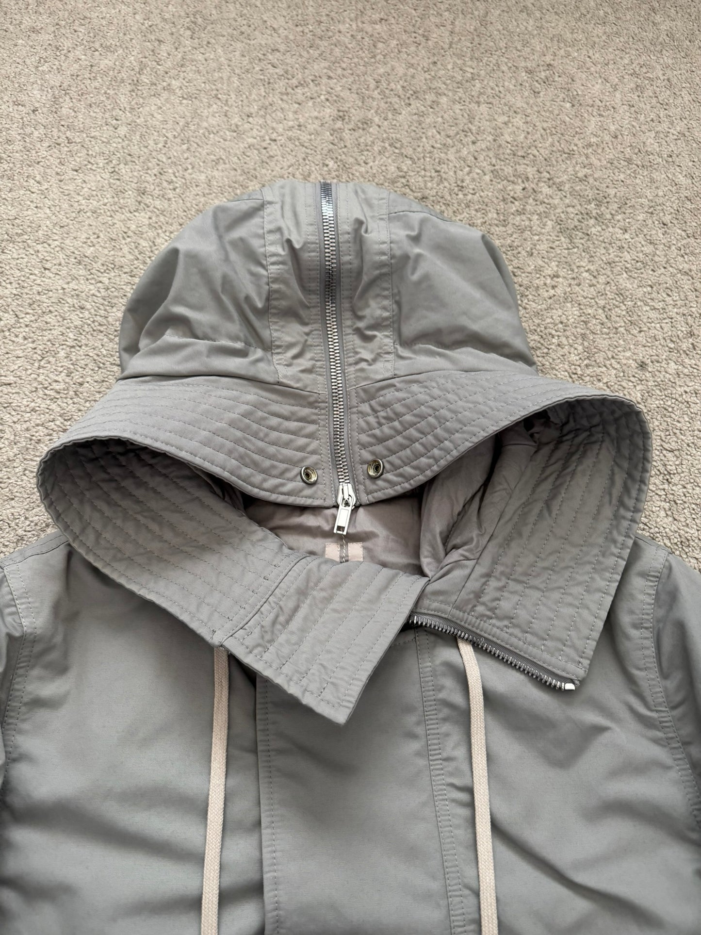 FW17 Rick Owens DRKSHDW Exploder Hooded Bomber Jacket