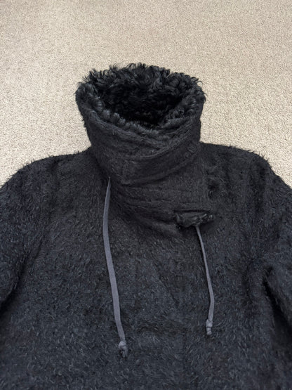 AW00 Helmut Lang Mohair Wool Long Astro Coat
