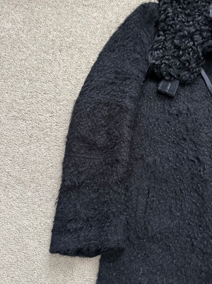 AW00 Helmut Lang Mohair Wool Long Astro Coat