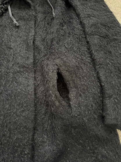AW00 Helmut Lang Mohair Wool Long Astro Coat