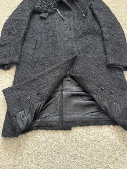 AW00 Helmut Lang Mohair Wool Long Astro Coat