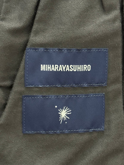 Mihara Yasuhiro Hybrid Nylon/Leather Down Puffer Jacket
