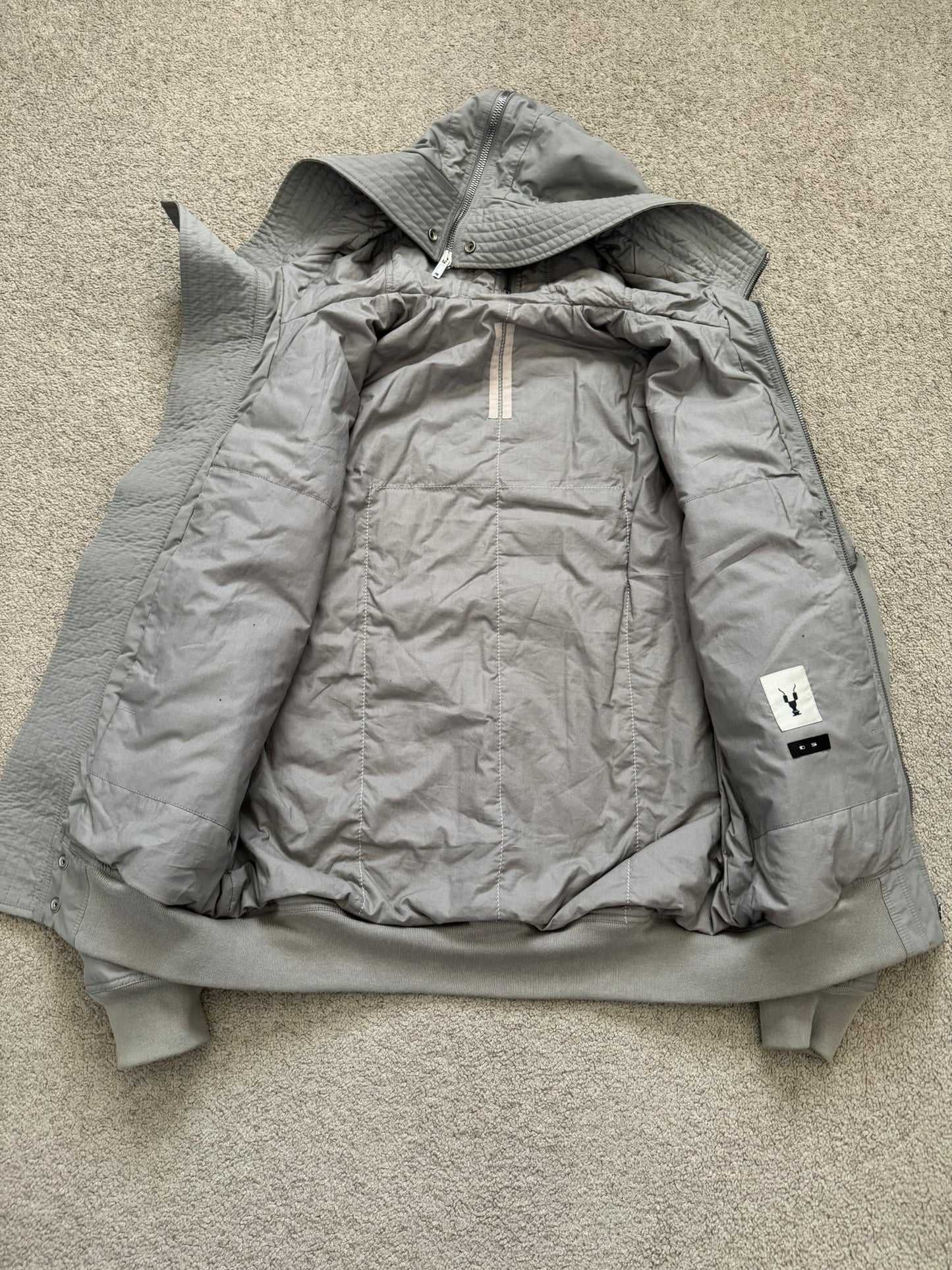 FW17 Rick Owens DRKSHDW Exploder Hooded Bomber Jacket