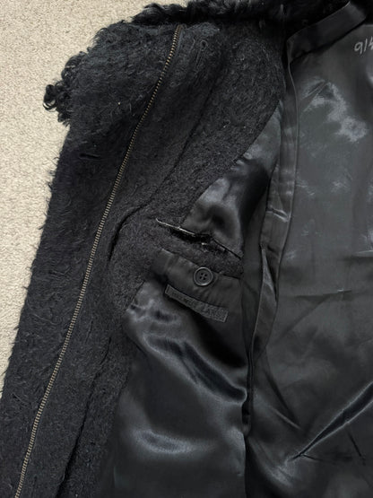 AW00 Helmut Lang Mohair Wool Long Astro Coat