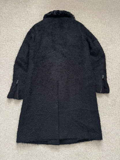 AW00 Helmut Lang Mohair Wool Long Astro Coat