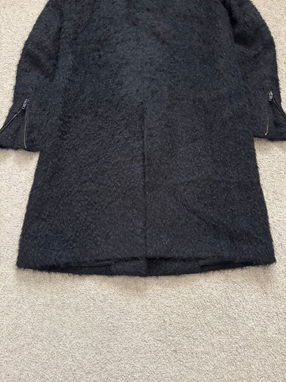 AW00 Helmut Lang Mohair Wool Long Astro Coat