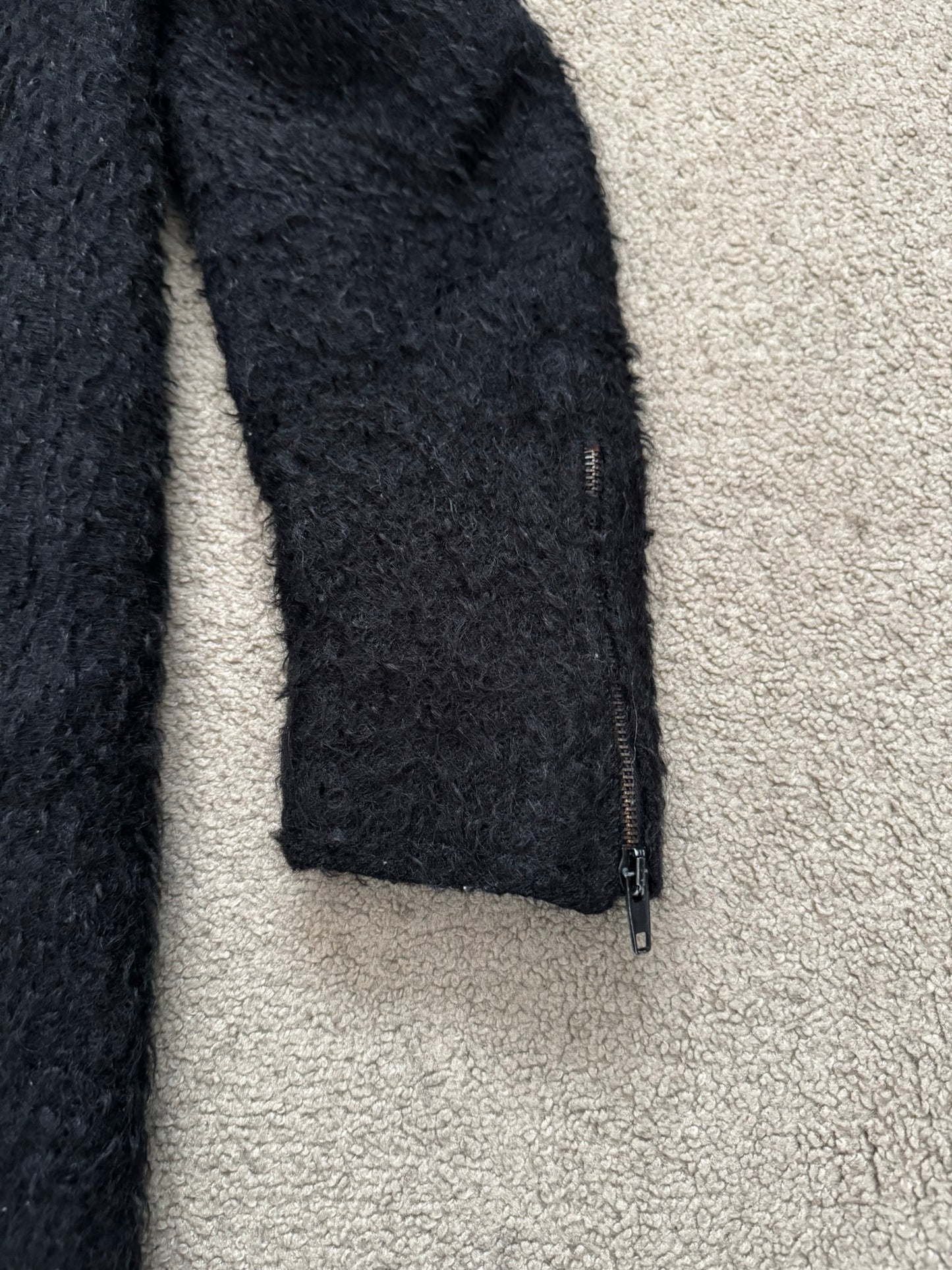 AW00 Helmut Lang Mohair Wool Long Astro Coat