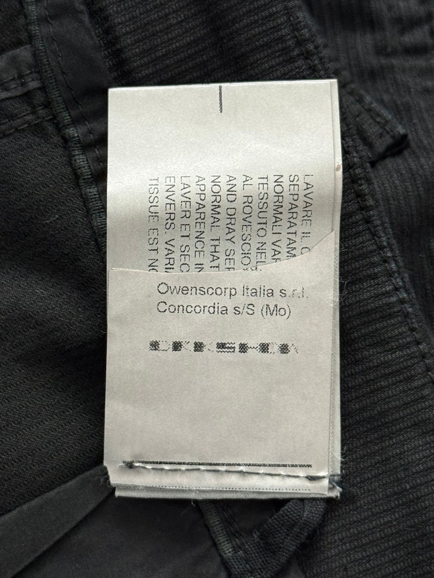 SS16 Rick Owens DRKSHDW "Cyclops" Aircut Pods Shorts