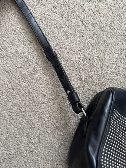 FW13 Saint Laurent by Hedi Slimane Studded Baby Duffle Leather Bag