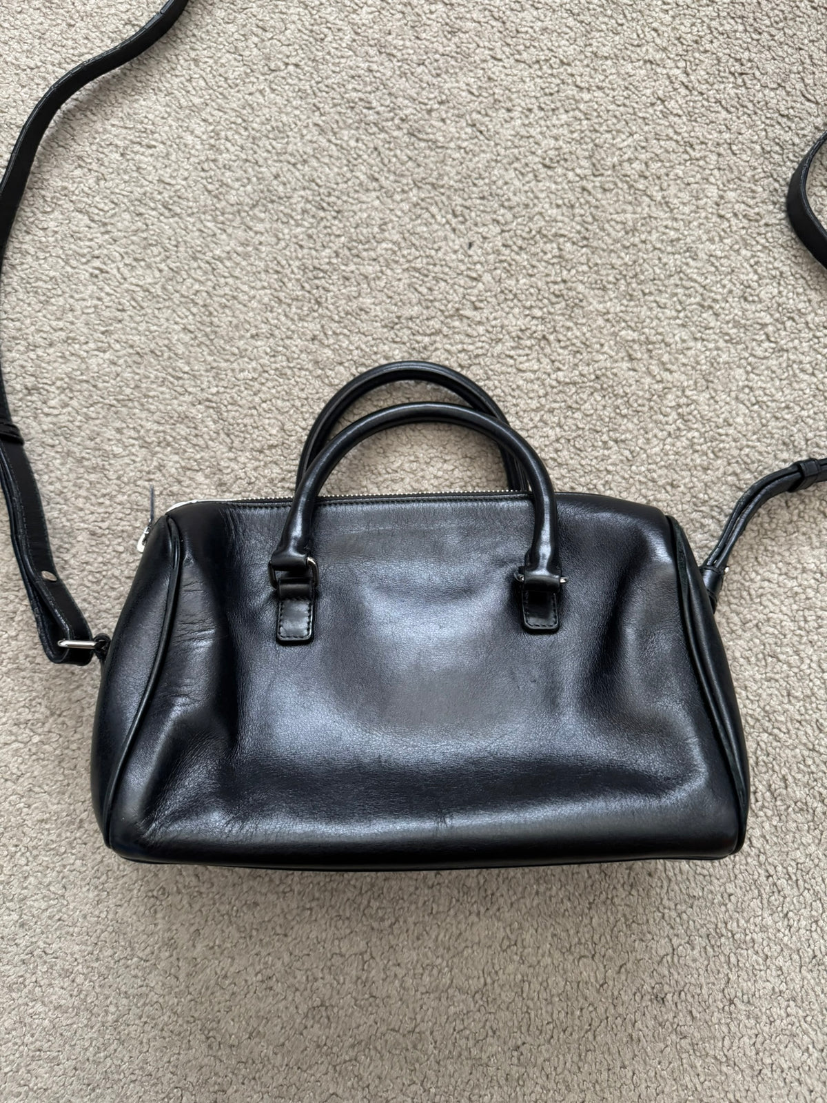 FW13 Saint Laurent by Hedi Slimane Studded Baby Duffle Leather Bag