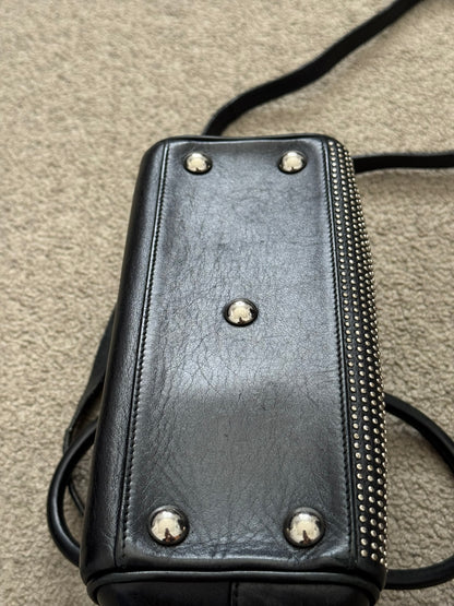 FW13 Saint Laurent by Hedi Slimane Studded Baby Duffle Leather Bag