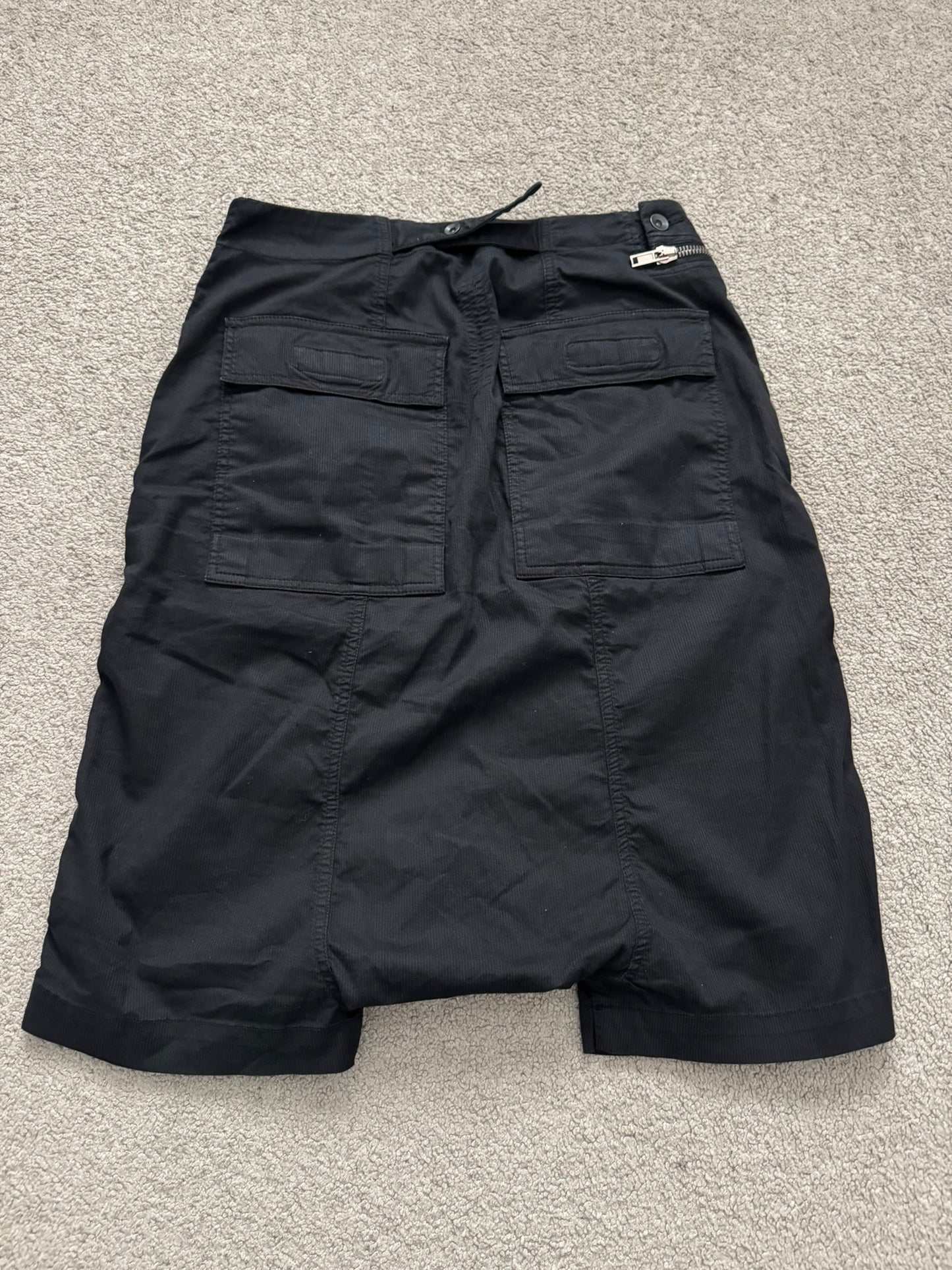SS16 Rick Owens DRKSHDW "Cyclops" Aircut Pods Shorts