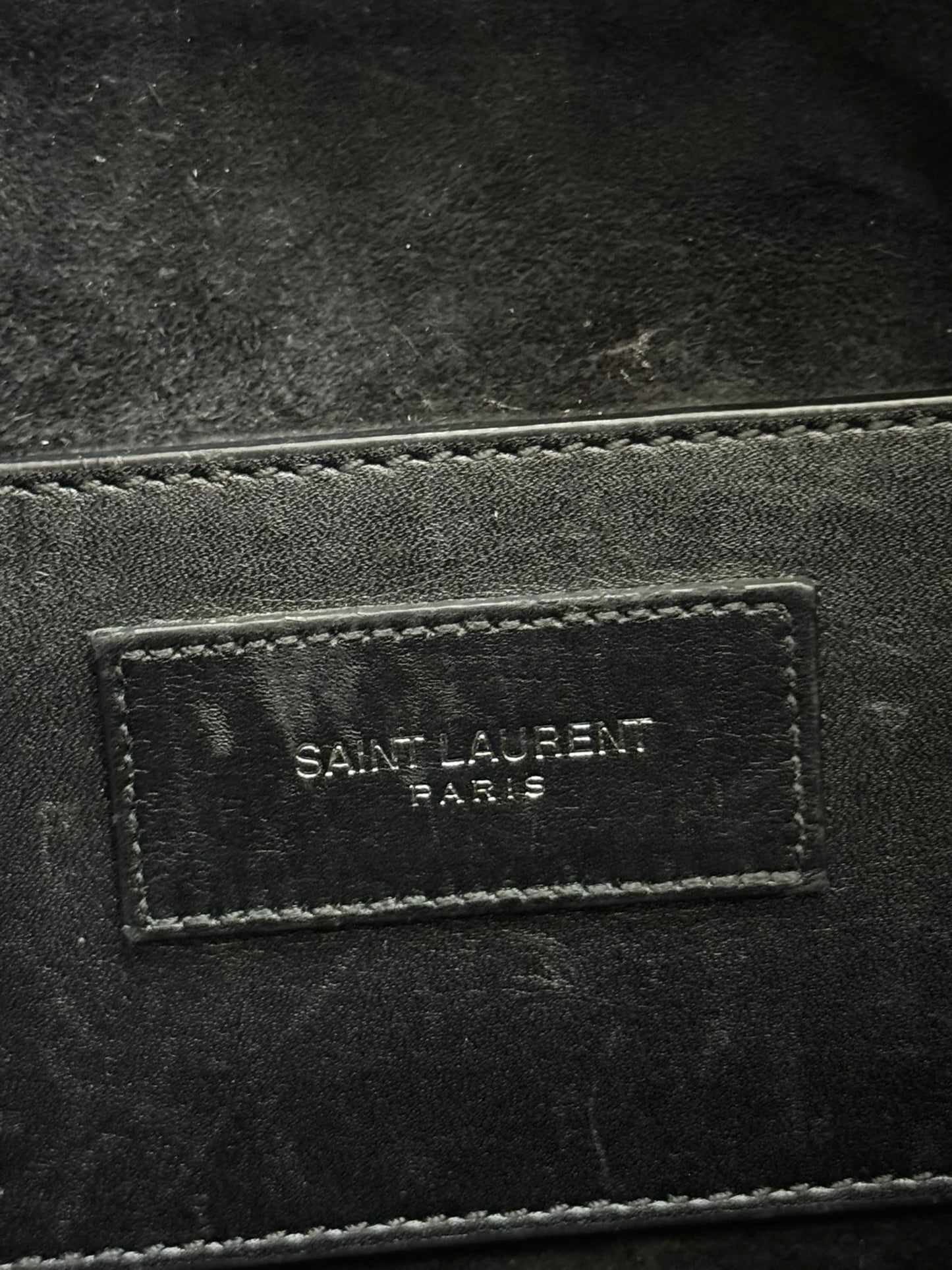 FW13 Saint Laurent by Hedi Slimane Studded Baby Duffle Leather Bag