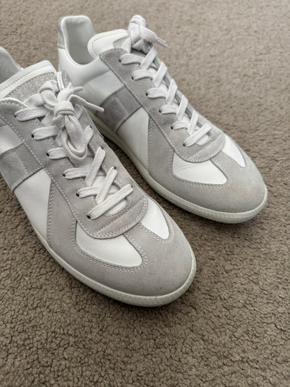 SS21 Maison Margiela Replica Triple White GAT Low Top Sneakers