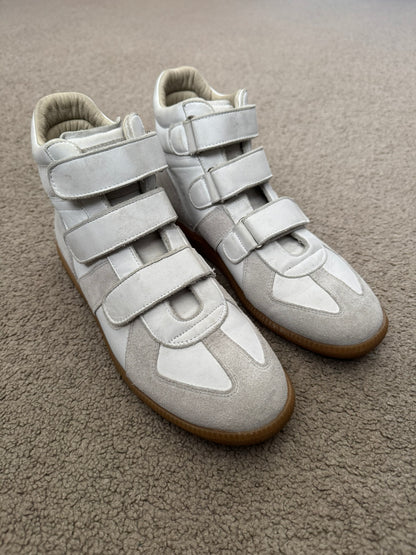 Maison Margiela Replica White/Gum GAT Velcro High Sneakers