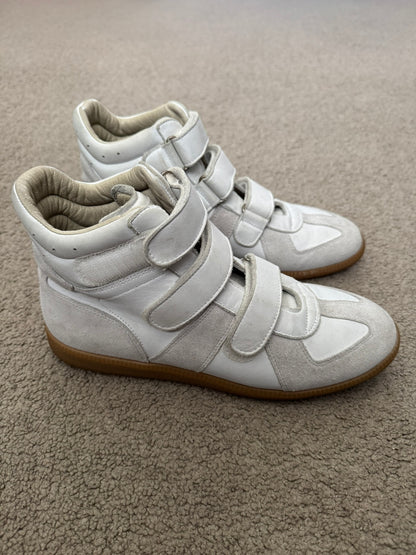 Maison Margiela Replica White/Gum GAT Velcro High Sneakers