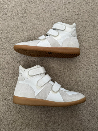 Maison Margiela Replica White/Gum GAT Velcro High Sneakers