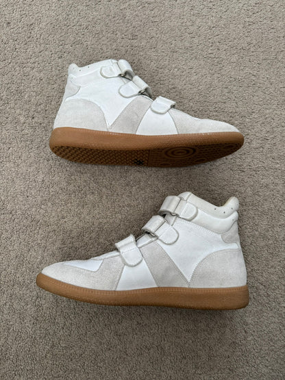 Maison Margiela Replica White/Gum GAT Velcro High Sneakers