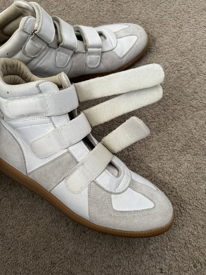 Maison Margiela Replica White/Gum GAT Velcro High Sneakers