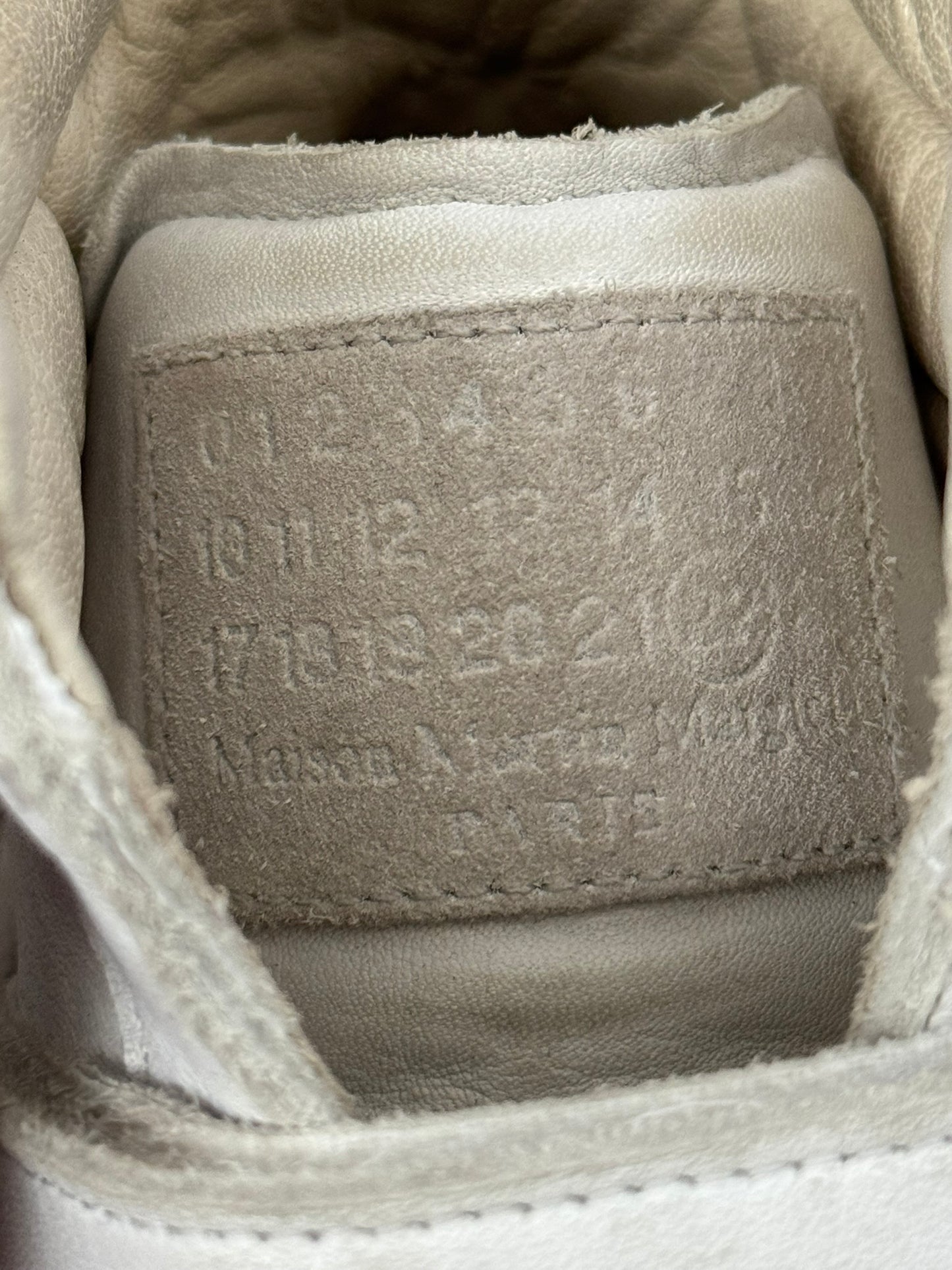 Maison Margiela Replica White/Gum GAT Velcro High Sneakers