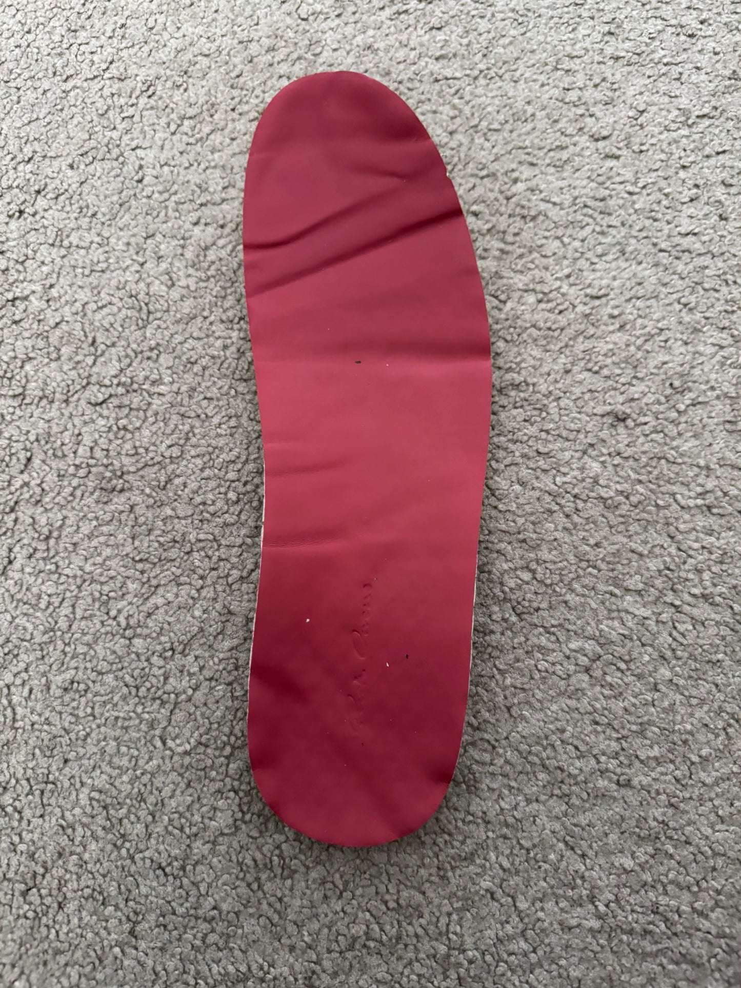 SS22 Rick Owens Mainline Carnelian Red & White Geobasket Sneakers