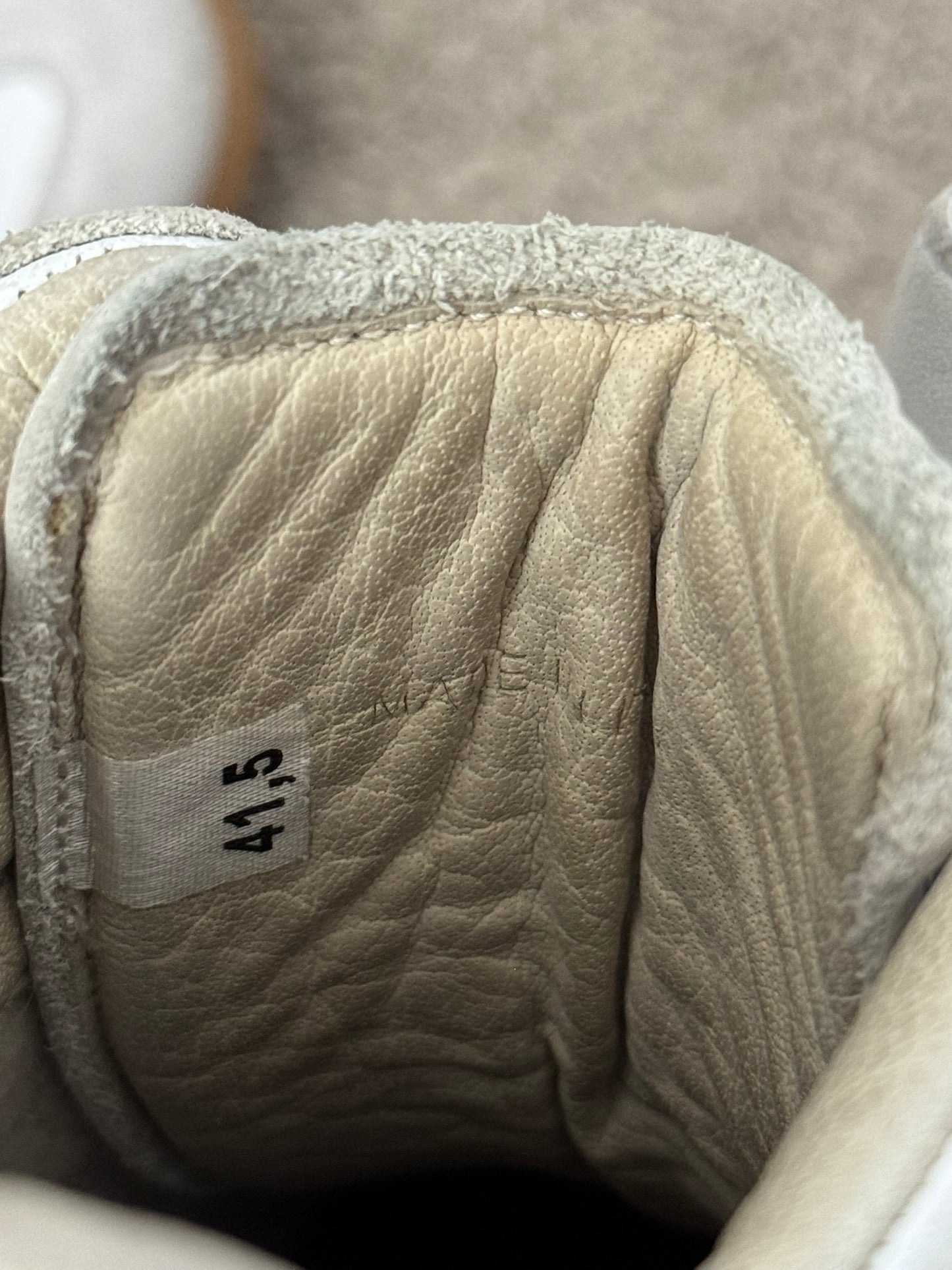 Maison Margiela Replica White/Gum GAT Velcro High Sneakers
