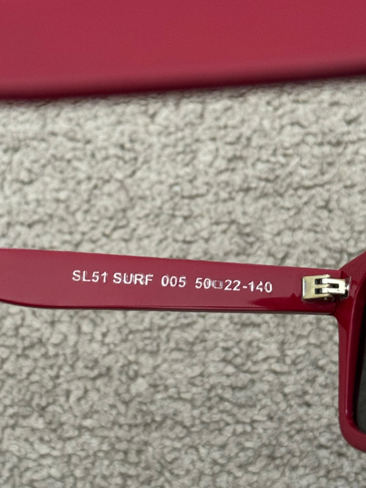 SS16 Saint Laurent by Hedi Slimane SL51 Surf Red Sunglasses