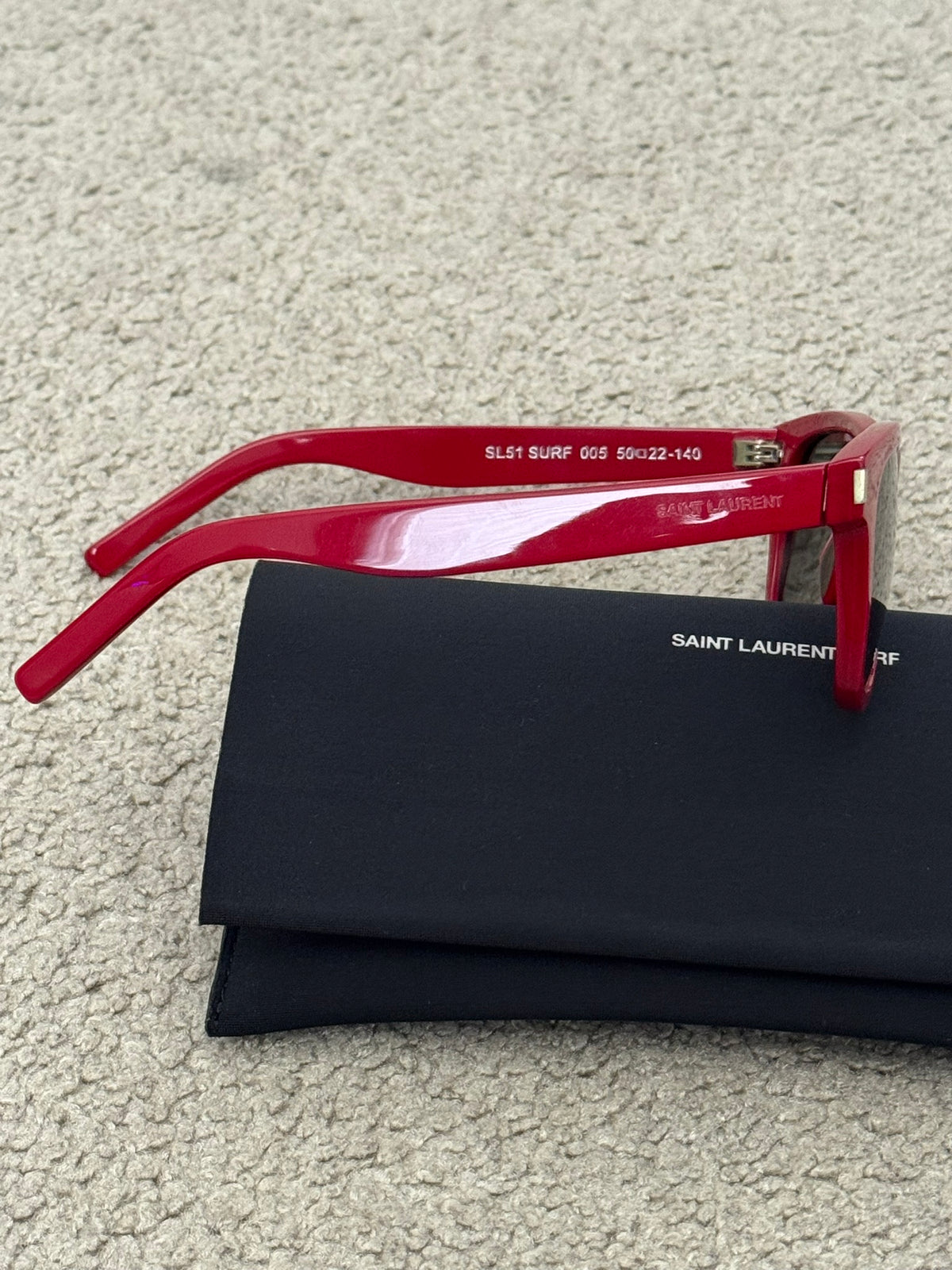 SS16 Saint Laurent by Hedi Slimane SL51 Surf Red Sunglasses