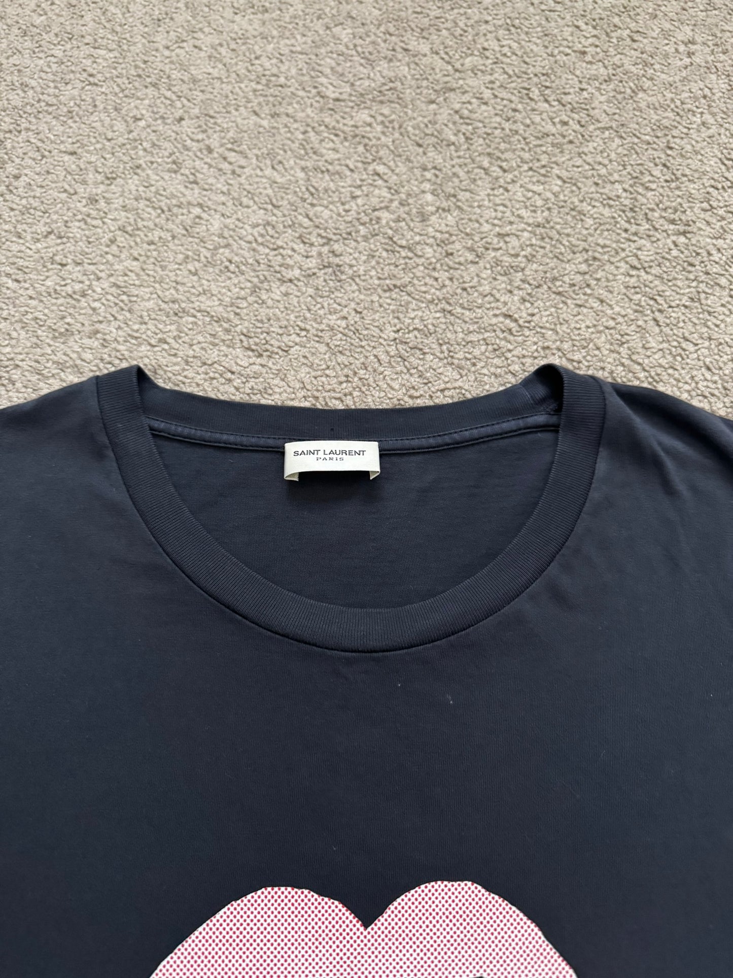 SS16 Saint Laurent by Hedi Slimane Blood Luster Tee T Shirt