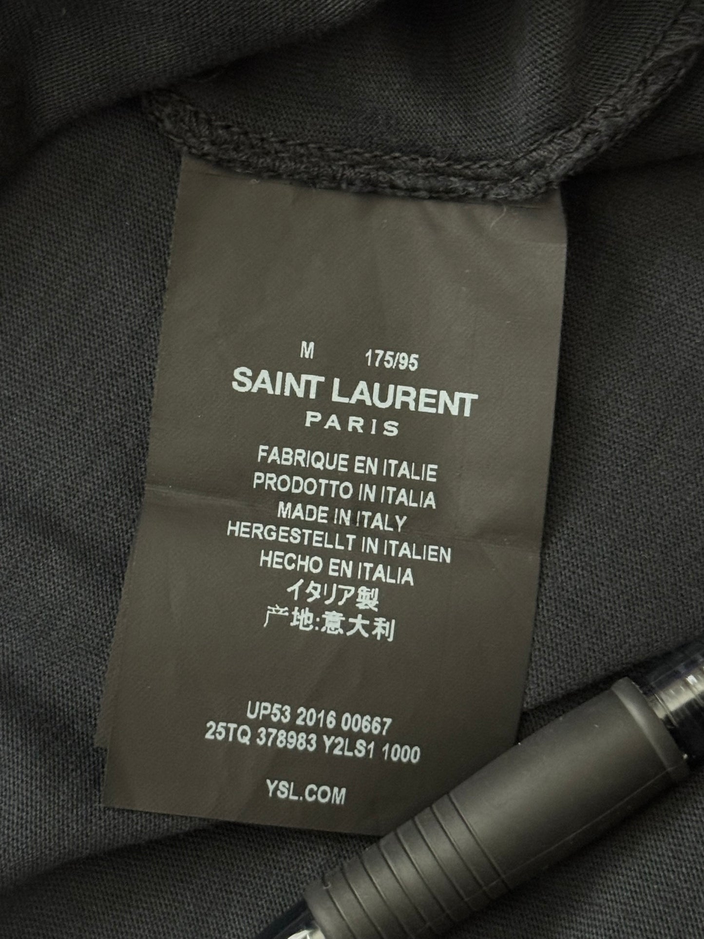 SS16 Saint Laurent by Hedi Slimane Blood Luster Tee T Shirt