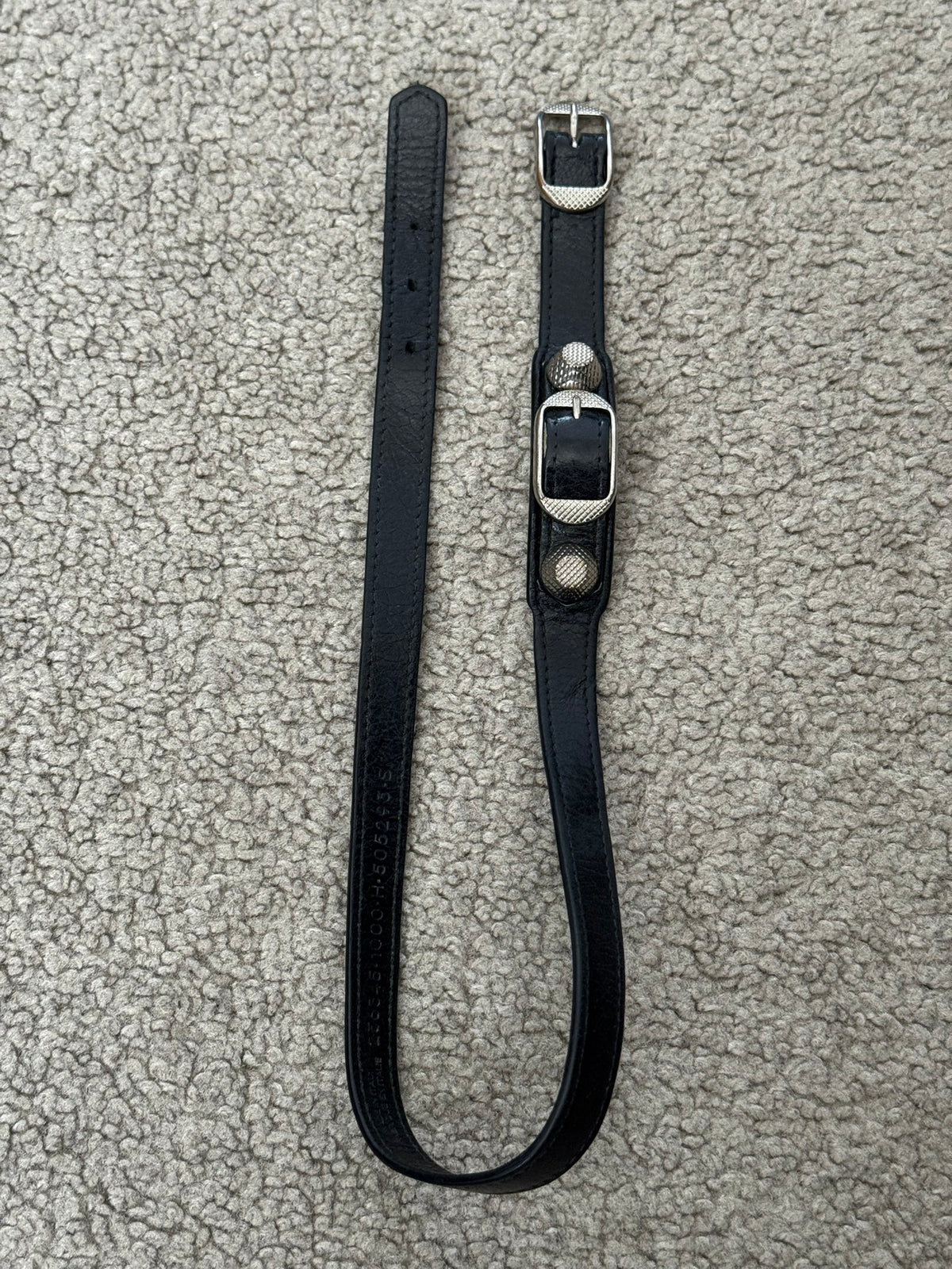 SS13 Balenciaga Arena Leather Studded Wrap Belted Bracelet