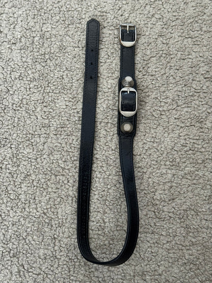 SS13 Balenciaga Arena Leather Studded Wrap Belted Bracelet