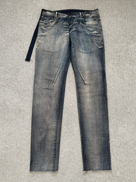 FW11 Rick Owens DRKSHDW "Limo" Dust Detroit Cut Denim Jeans