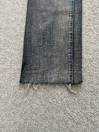 FW11 Rick Owens DRKSHDW "Limo" Dust Detroit Cut Denim Jeans